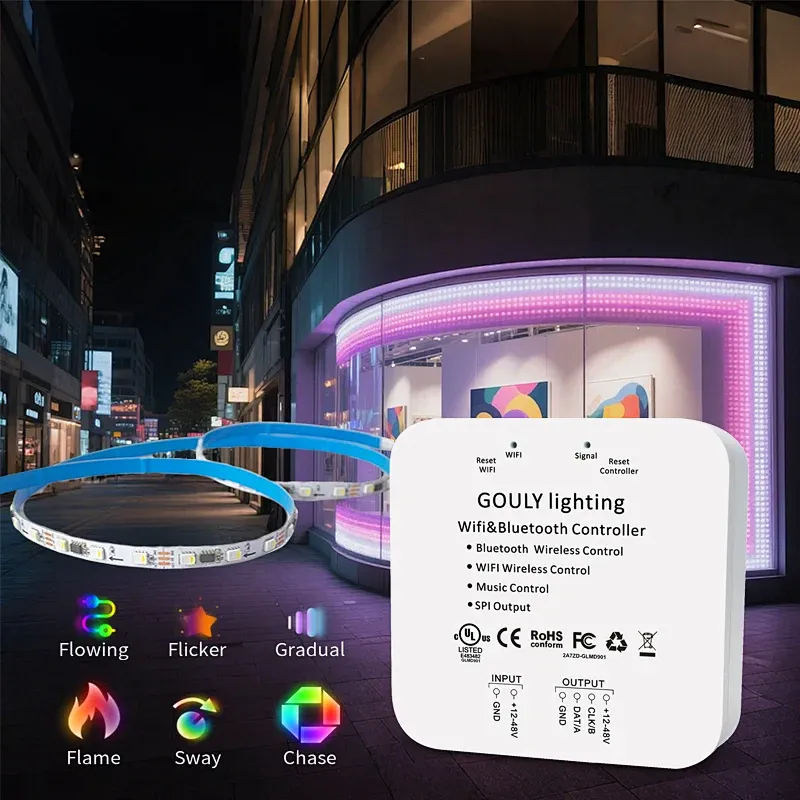 IP20/IP65 RGB LED Smart Color-Changing Light Strip
